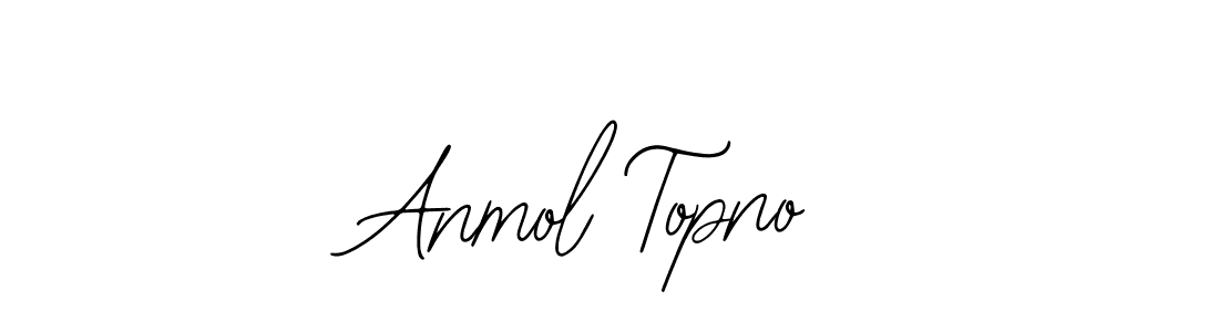 Design your own signature with our free online signature maker. With this signature software, you can create a handwritten (Bearetta-2O07w) signature for name Anmol Topno. Anmol Topno signature style 12 images and pictures png