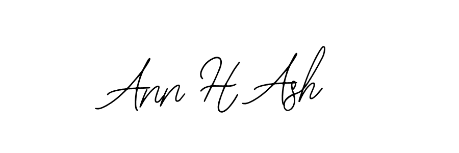 Make a beautiful signature design for name Ann H Ash. Use this online signature maker to create a handwritten signature for free. Ann H Ash signature style 12 images and pictures png