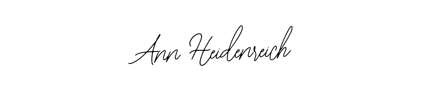 Bearetta-2O07w is a professional signature style that is perfect for those who want to add a touch of class to their signature. It is also a great choice for those who want to make their signature more unique. Get Ann Heidenreich name to fancy signature for free. Ann Heidenreich signature style 12 images and pictures png