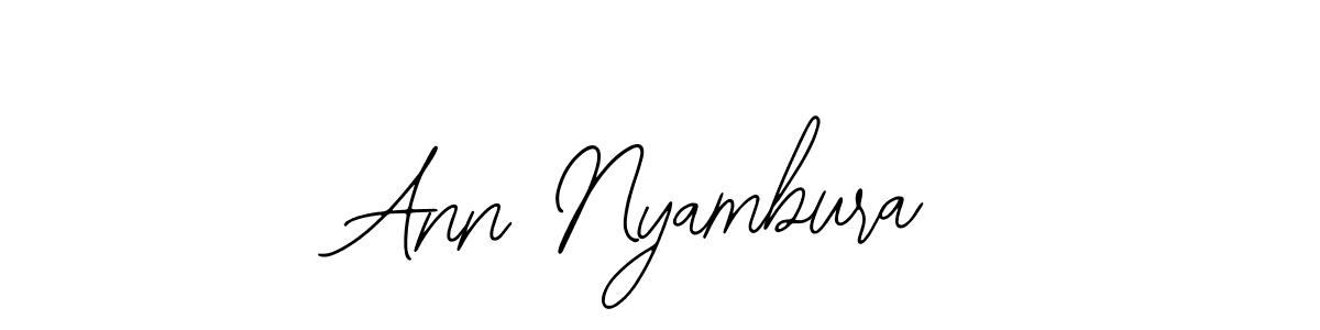 if you are searching for the best signature style for your name Ann Nyambura. so please give up your signature search. here we have designed multiple signature styles  using Bearetta-2O07w. Ann Nyambura signature style 12 images and pictures png