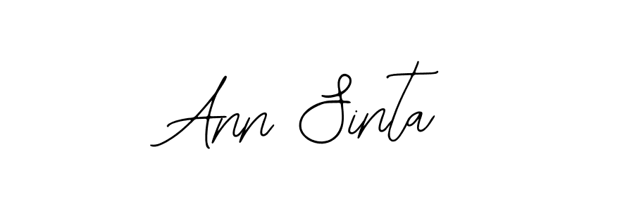 The best way (Bearetta-2O07w) to make a short signature is to pick only two or three words in your name. The name Ann Sinta include a total of six letters. For converting this name. Ann Sinta signature style 12 images and pictures png