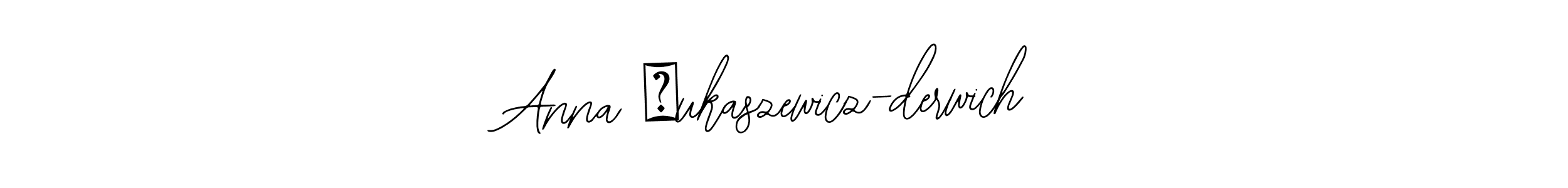 Design your own signature with our free online signature maker. With this signature software, you can create a handwritten (Bearetta-2O07w) signature for name Anna Łukaszewicz-derwich. Anna Łukaszewicz-derwich signature style 12 images and pictures png