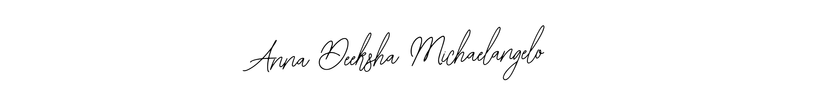 Also we have Anna Deeksha Michaelangelo name is the best signature style. Create professional handwritten signature collection using Bearetta-2O07w autograph style. Anna Deeksha Michaelangelo signature style 12 images and pictures png