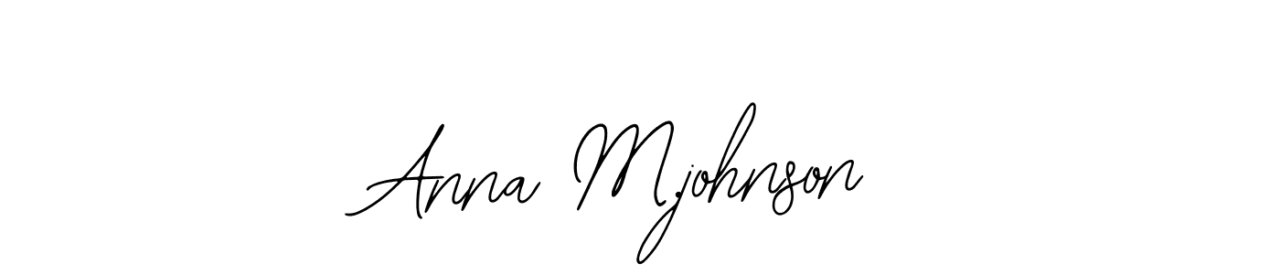 Design your own signature with our free online signature maker. With this signature software, you can create a handwritten (Bearetta-2O07w) signature for name Anna M.johnson. Anna M.johnson signature style 12 images and pictures png