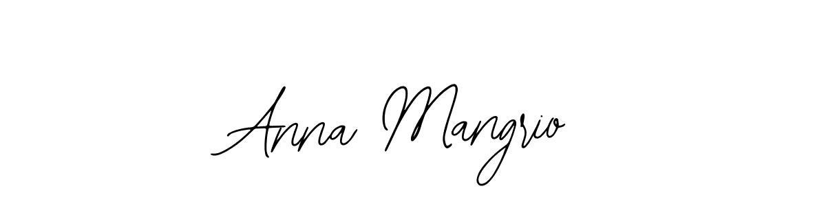 The best way (Bearetta-2O07w) to make a short signature is to pick only two or three words in your name. The name Anna Mangrio include a total of six letters. For converting this name. Anna Mangrio signature style 12 images and pictures png