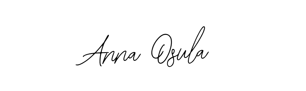 Anna Osula stylish signature style. Best Handwritten Sign (Bearetta-2O07w) for my name. Handwritten Signature Collection Ideas for my name Anna Osula. Anna Osula signature style 12 images and pictures png