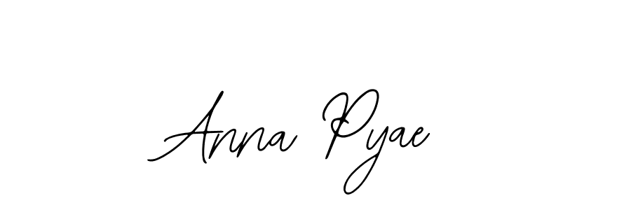 How to make Anna Pyae name signature. Use Bearetta-2O07w style for creating short signs online. This is the latest handwritten sign. Anna Pyae signature style 12 images and pictures png