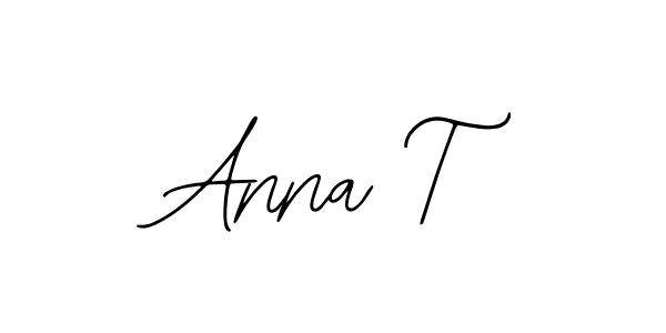 Design your own signature with our free online signature maker. With this signature software, you can create a handwritten (Bearetta-2O07w) signature for name Anna T. Anna T signature style 12 images and pictures png