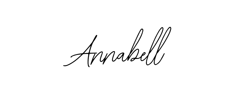 Design your own signature with our free online signature maker. With this signature software, you can create a handwritten (Bearetta-2O07w) signature for name Annabell. Annabell signature style 12 images and pictures png