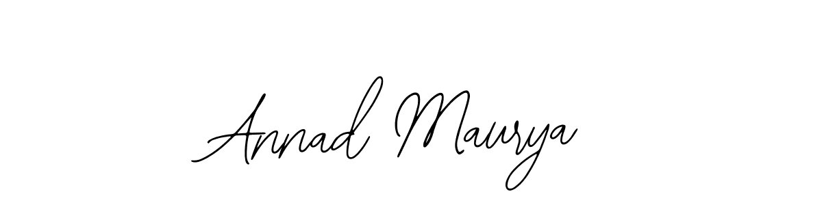 The best way (Bearetta-2O07w) to make a short signature is to pick only two or three words in your name. The name Annad Maurya include a total of six letters. For converting this name. Annad Maurya signature style 12 images and pictures png