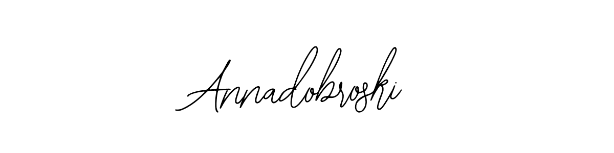 Bearetta-2O07w is a professional signature style that is perfect for those who want to add a touch of class to their signature. It is also a great choice for those who want to make their signature more unique. Get Annadobroski name to fancy signature for free. Annadobroski signature style 12 images and pictures png