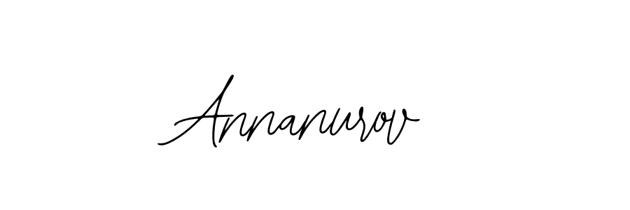 Annanurov stylish signature style. Best Handwritten Sign (Bearetta-2O07w) for my name. Handwritten Signature Collection Ideas for my name Annanurov. Annanurov signature style 12 images and pictures png