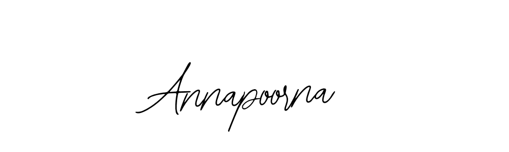 How to make Annapoorna signature? Bearetta-2O07w is a professional autograph style. Create handwritten signature for Annapoorna name. Annapoorna signature style 12 images and pictures png