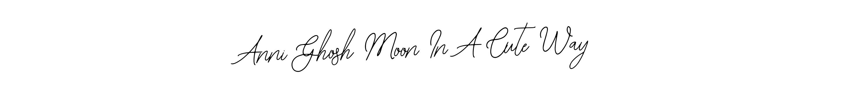 Also You can easily find your signature by using the search form. We will create Anni Ghosh Moon In A Cute Way name handwritten signature images for you free of cost using Bearetta-2O07w sign style. Anni Ghosh Moon In A Cute Way signature style 12 images and pictures png