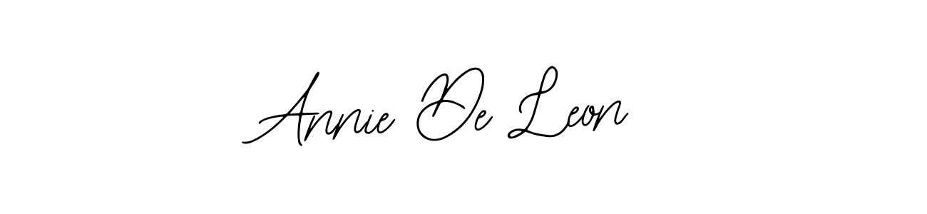 Also You can easily find your signature by using the search form. We will create Annie De Leon name handwritten signature images for you free of cost using Bearetta-2O07w sign style. Annie De Leon signature style 12 images and pictures png