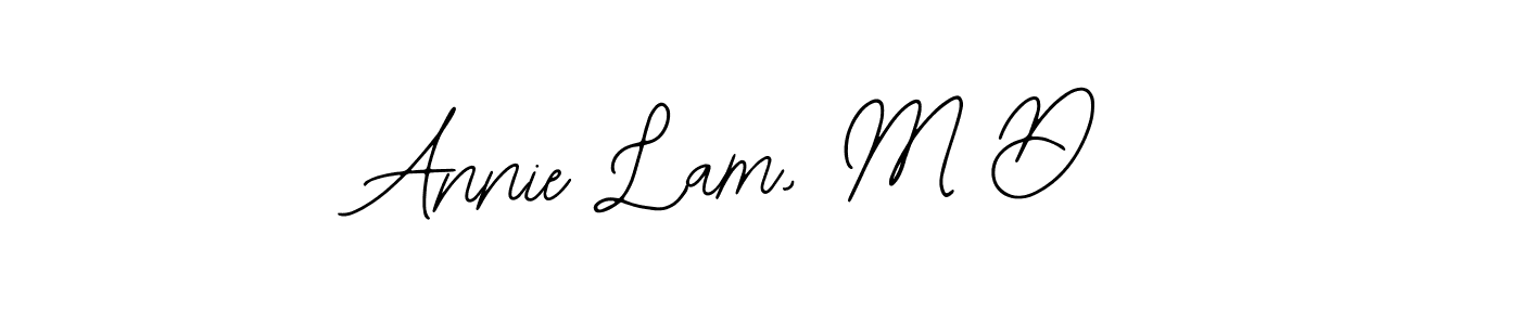 How to make Annie Lam, M D signature? Bearetta-2O07w is a professional autograph style. Create handwritten signature for Annie Lam, M D name. Annie Lam, M D signature style 12 images and pictures png