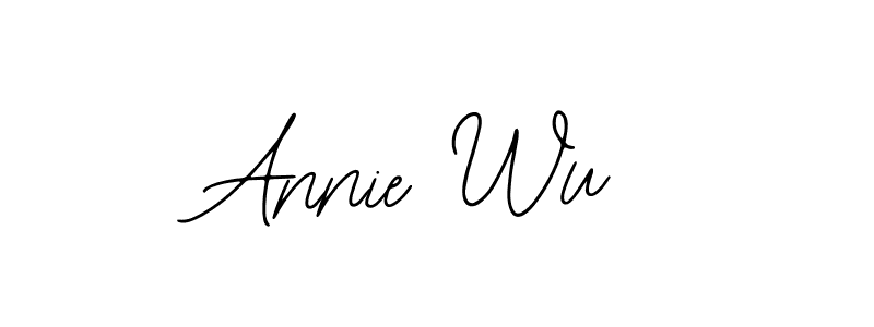 The best way (Bearetta-2O07w) to make a short signature is to pick only two or three words in your name. The name Annie Wu include a total of six letters. For converting this name. Annie Wu signature style 12 images and pictures png