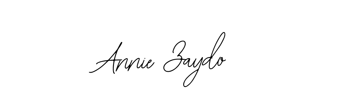 How to make Annie Zaydo name signature. Use Bearetta-2O07w style for creating short signs online. This is the latest handwritten sign. Annie Zaydo signature style 12 images and pictures png