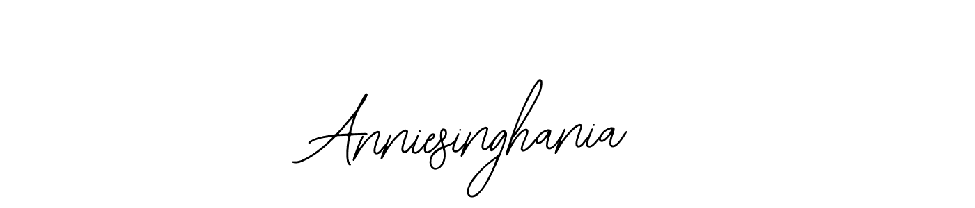 You should practise on your own different ways (Bearetta-2O07w) to write your name (Anniesinghania) in signature. don't let someone else do it for you. Anniesinghania signature style 12 images and pictures png