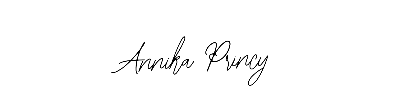Annika Princy stylish signature style. Best Handwritten Sign (Bearetta-2O07w) for my name. Handwritten Signature Collection Ideas for my name Annika Princy. Annika Princy signature style 12 images and pictures png