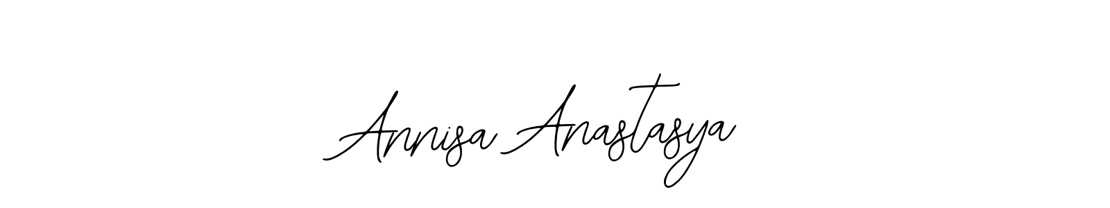 How to Draw Annisa Anastasya signature style? Bearetta-2O07w is a latest design signature styles for name Annisa Anastasya. Annisa Anastasya signature style 12 images and pictures png