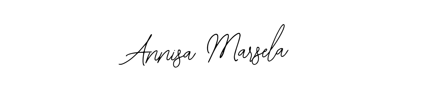 The best way (Bearetta-2O07w) to make a short signature is to pick only two or three words in your name. The name Annisa Marsela include a total of six letters. For converting this name. Annisa Marsela signature style 12 images and pictures png