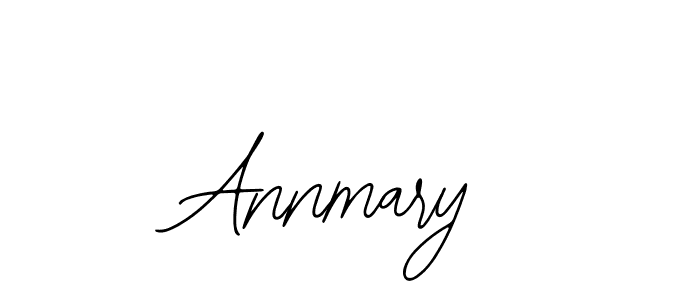 How to make Annmary name signature. Use Bearetta-2O07w style for creating short signs online. This is the latest handwritten sign. Annmary signature style 12 images and pictures png