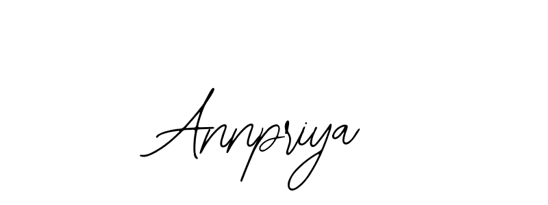 Design your own signature with our free online signature maker. With this signature software, you can create a handwritten (Bearetta-2O07w) signature for name Annpriya. Annpriya signature style 12 images and pictures png