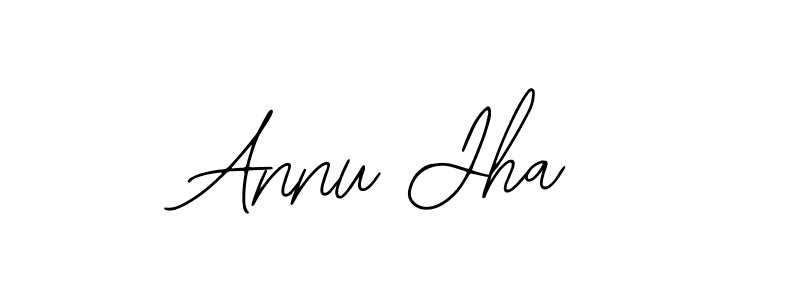 Design your own signature with our free online signature maker. With this signature software, you can create a handwritten (Bearetta-2O07w) signature for name Annu Jha. Annu Jha signature style 12 images and pictures png