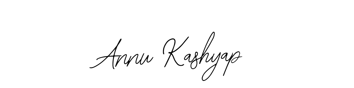 How to make Annu Kashyap signature? Bearetta-2O07w is a professional autograph style. Create handwritten signature for Annu Kashyap name. Annu Kashyap signature style 12 images and pictures png
