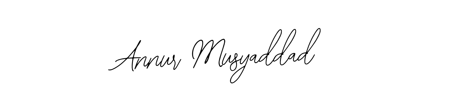 Annur Musyaddad stylish signature style. Best Handwritten Sign (Bearetta-2O07w) for my name. Handwritten Signature Collection Ideas for my name Annur Musyaddad. Annur Musyaddad signature style 12 images and pictures png