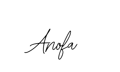 How to make Anofa signature? Bearetta-2O07w is a professional autograph style. Create handwritten signature for Anofa name. Anofa signature style 12 images and pictures png