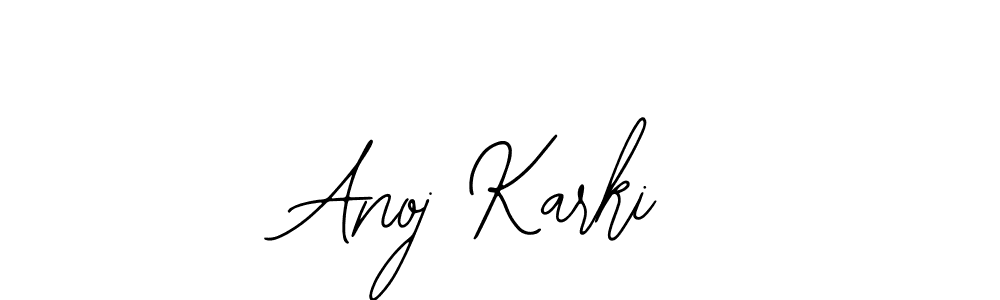 It looks lik you need a new signature style for name Anoj Karki. Design unique handwritten (Bearetta-2O07w) signature with our free signature maker in just a few clicks. Anoj Karki signature style 12 images and pictures png