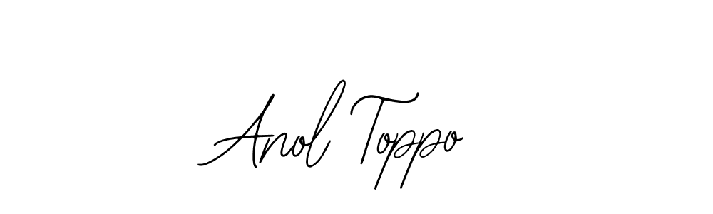 It looks lik you need a new signature style for name Anol Toppo. Design unique handwritten (Bearetta-2O07w) signature with our free signature maker in just a few clicks. Anol Toppo signature style 12 images and pictures png