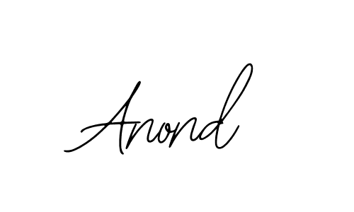 You should practise on your own different ways (Bearetta-2O07w) to write your name (Anond) in signature. don't let someone else do it for you. Anond signature style 12 images and pictures png