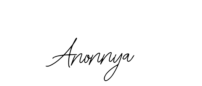 Use a signature maker to create a handwritten signature online. With this signature software, you can design (Bearetta-2O07w) your own signature for name Anonnya. Anonnya signature style 12 images and pictures png