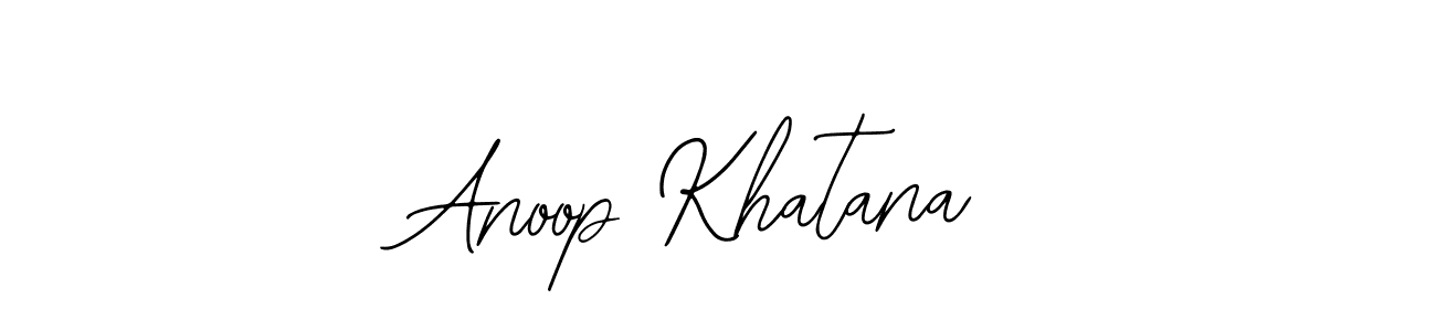 Use a signature maker to create a handwritten signature online. With this signature software, you can design (Bearetta-2O07w) your own signature for name Anoop Khatana. Anoop Khatana signature style 12 images and pictures png