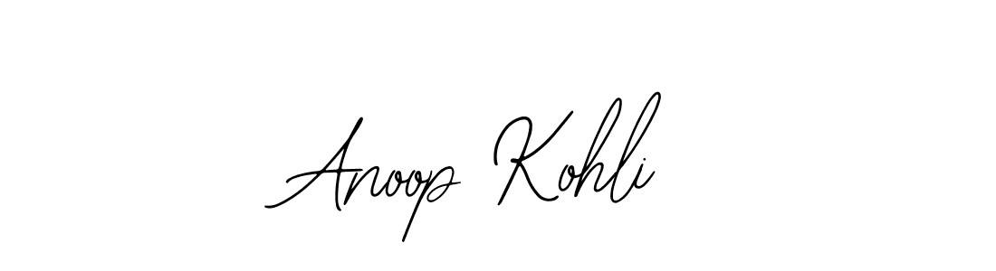 How to make Anoop Kohli signature? Bearetta-2O07w is a professional autograph style. Create handwritten signature for Anoop Kohli name. Anoop Kohli signature style 12 images and pictures png