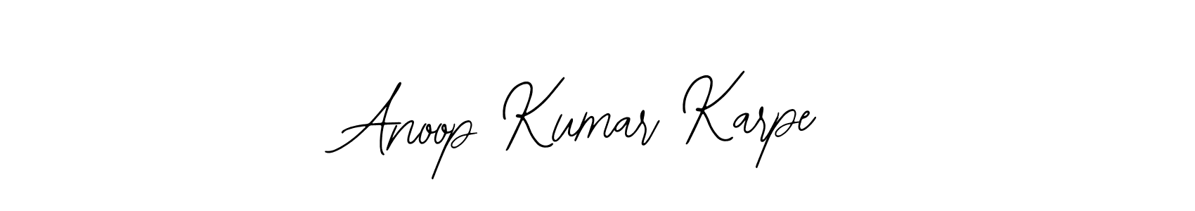 It looks lik you need a new signature style for name Anoop Kumar Karpe. Design unique handwritten (Bearetta-2O07w) signature with our free signature maker in just a few clicks. Anoop Kumar Karpe signature style 12 images and pictures png
