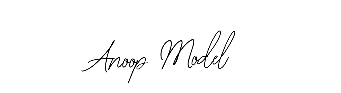 Make a beautiful signature design for name Anoop Model. With this signature (Bearetta-2O07w) style, you can create a handwritten signature for free. Anoop Model signature style 12 images and pictures png