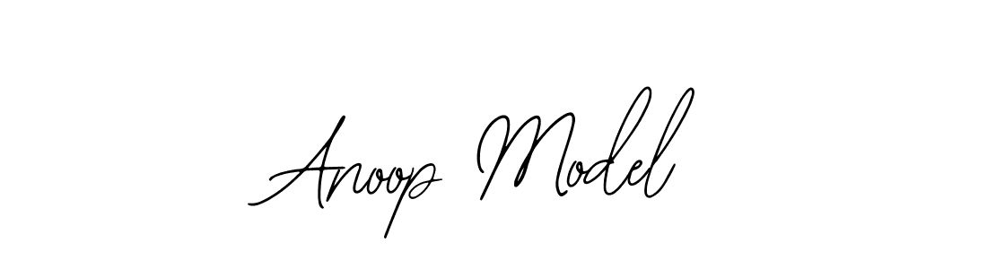 Make a beautiful signature design for name Anoop Model. With this signature (Bearetta-2O07w) style, you can create a handwritten signature for free. Anoop Model signature style 12 images and pictures png