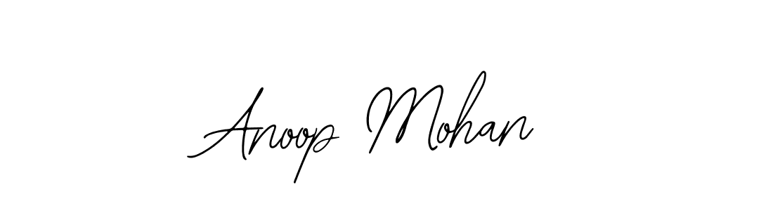 Create a beautiful signature design for name Anoop Mohan. With this signature (Bearetta-2O07w) fonts, you can make a handwritten signature for free. Anoop Mohan signature style 12 images and pictures png