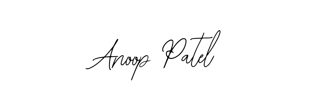 You should practise on your own different ways (Bearetta-2O07w) to write your name (Anoop Patel) in signature. don't let someone else do it for you. Anoop Patel signature style 12 images and pictures png