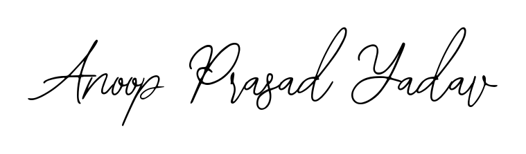 You should practise on your own different ways (Bearetta-2O07w) to write your name (Anoop Prasad Yadav) in signature. Don't let someone else do it for you. Anoop Prasad Yadav signature style 12 images and pictures png