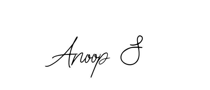 Make a beautiful signature design for name Anoop S. With this signature (Bearetta-2O07w) style, you can create a handwritten signature for free. Anoop S signature style 12 images and pictures png