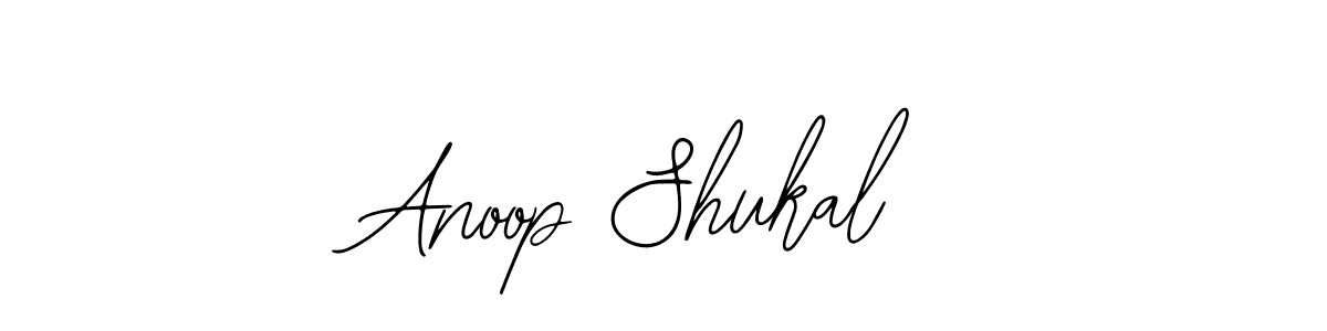 How to make Anoop Shukal name signature. Use Bearetta-2O07w style for creating short signs online. This is the latest handwritten sign. Anoop Shukal signature style 12 images and pictures png