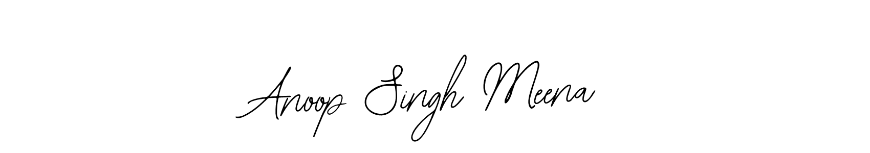 How to make Anoop Singh Meena name signature. Use Bearetta-2O07w style for creating short signs online. This is the latest handwritten sign. Anoop Singh Meena signature style 12 images and pictures png