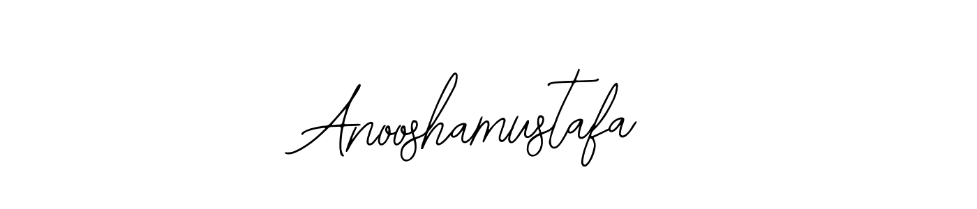 Make a beautiful signature design for name Anooshamustafa. Use this online signature maker to create a handwritten signature for free. Anooshamustafa signature style 12 images and pictures png