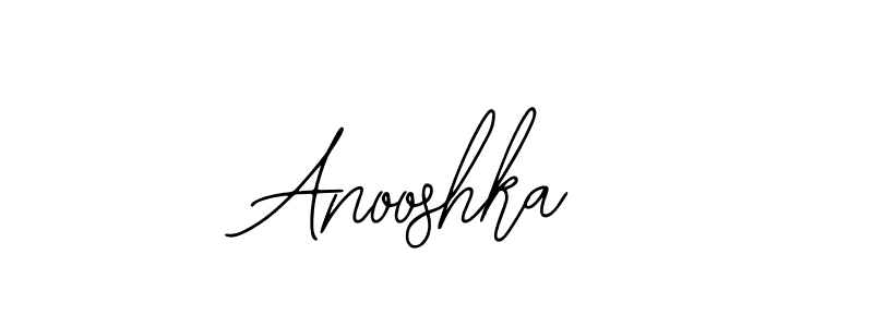 The best way (Bearetta-2O07w) to make a short signature is to pick only two or three words in your name. The name Anooshka include a total of six letters. For converting this name. Anooshka signature style 12 images and pictures png