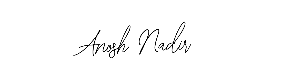 This is the best signature style for the Anosh Nadir name. Also you like these signature font (Bearetta-2O07w). Mix name signature. Anosh Nadir signature style 12 images and pictures png